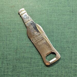Flat metal Guinness bottle opener